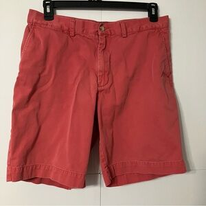 Polo Ralph Lauren Men’s 34 Chino Shorts Pink 100% Cotton Casual Preppy Logo